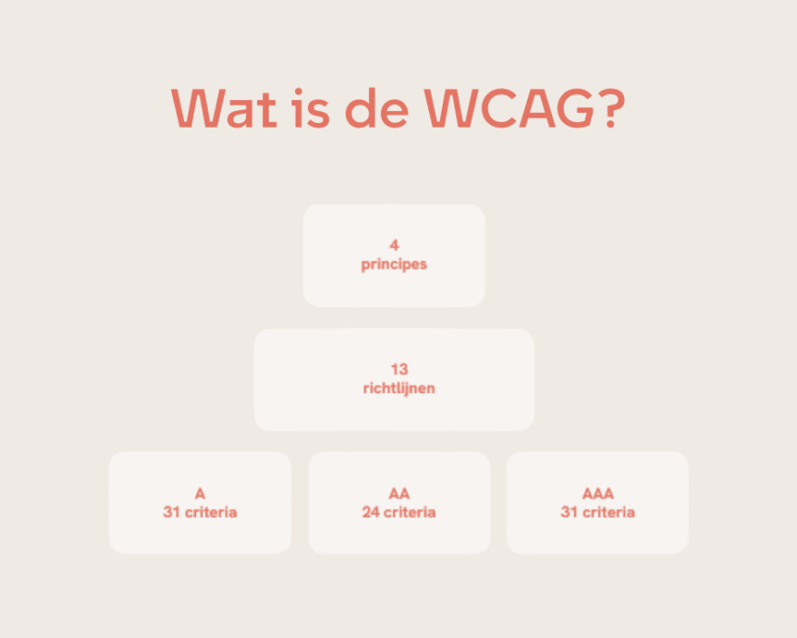 Wat valt er onder de WCAG?