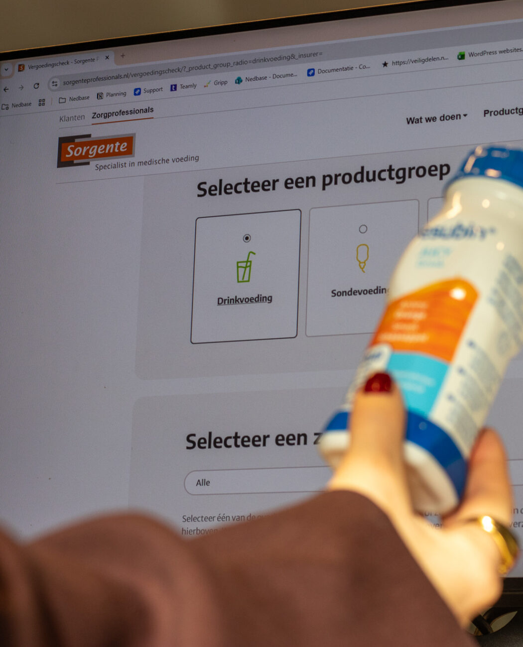 Sorgente DAS voor zorgverwijzers door Nedbase