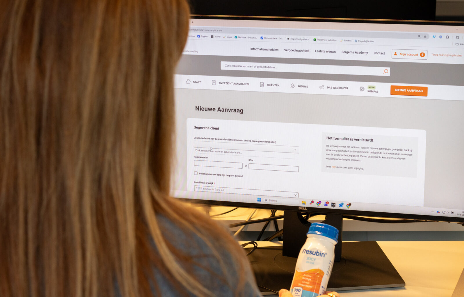 Sorgente DAS voor diëtisten