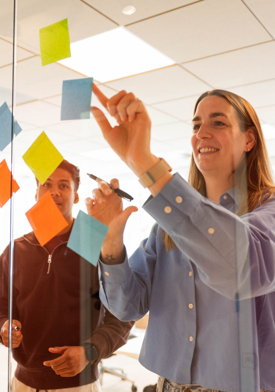 Brainstorm en strategiesessie bij team Design van Nedbase Digital Agency